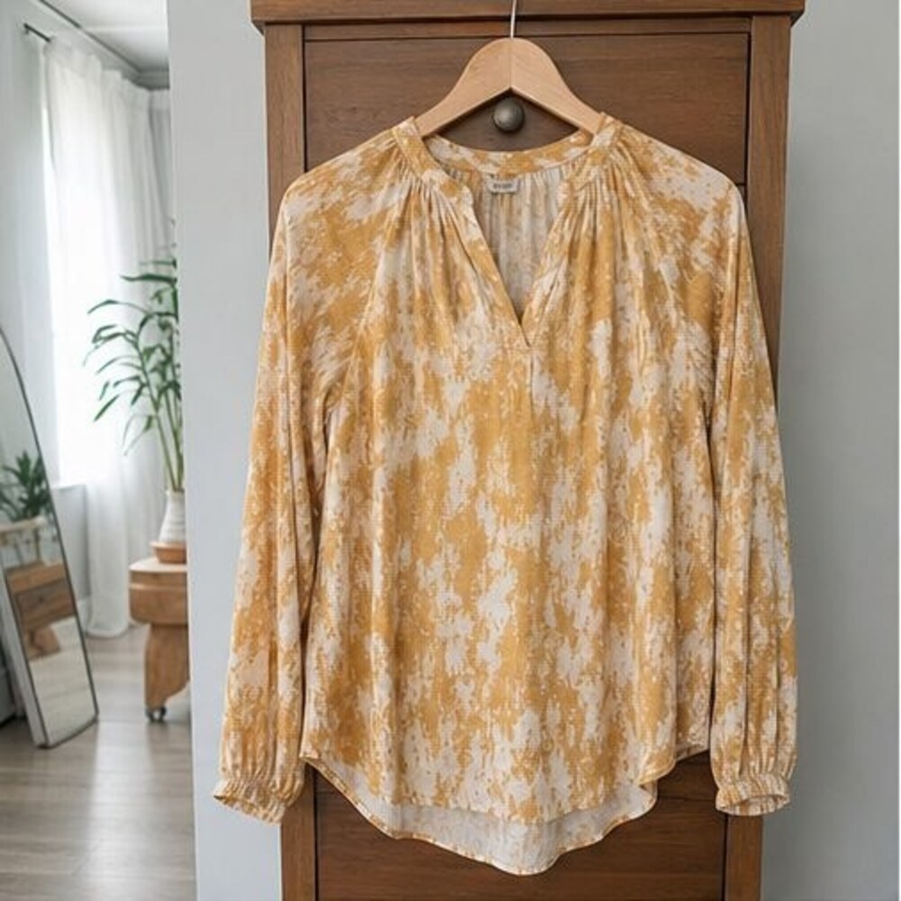 Teal Ruffle Blouse - Picture 1 of 6